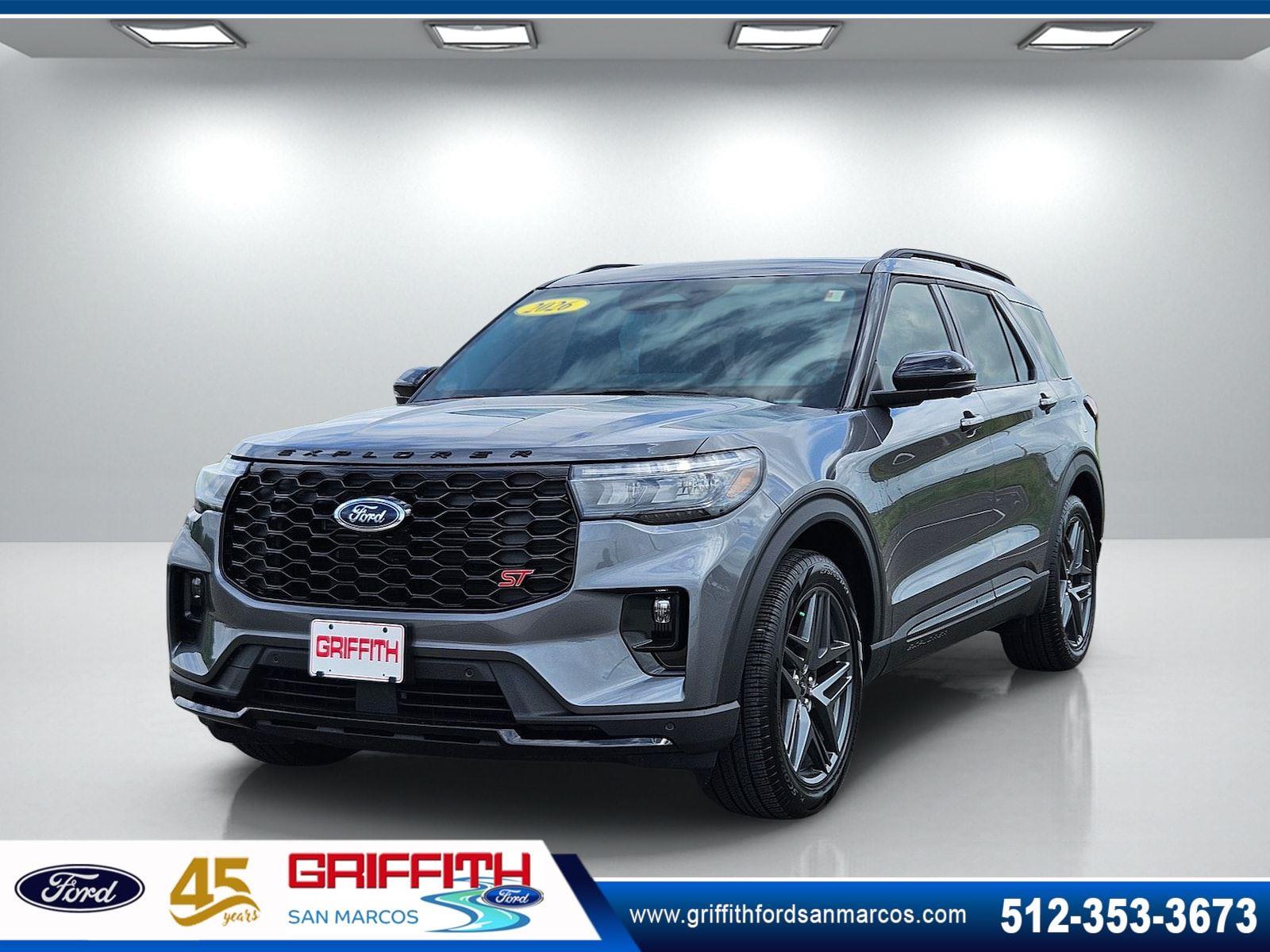 Carbonized Gray Metallic 2026 Ford Explorer SUV / Crossover Rear-Wheel Drive Automatic