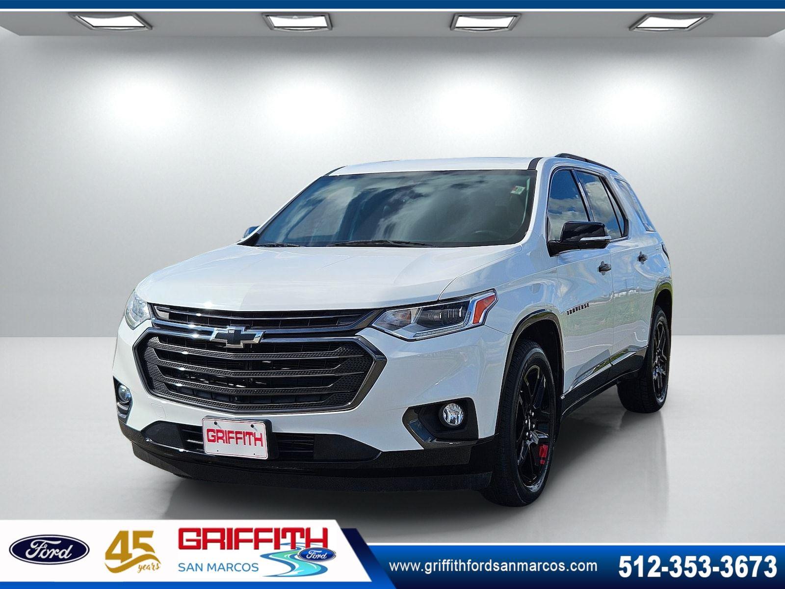 Summit White 2018 Chevrolet Traverse SUV / Crossover Four-Wheel Drive 9-Speed Automatic