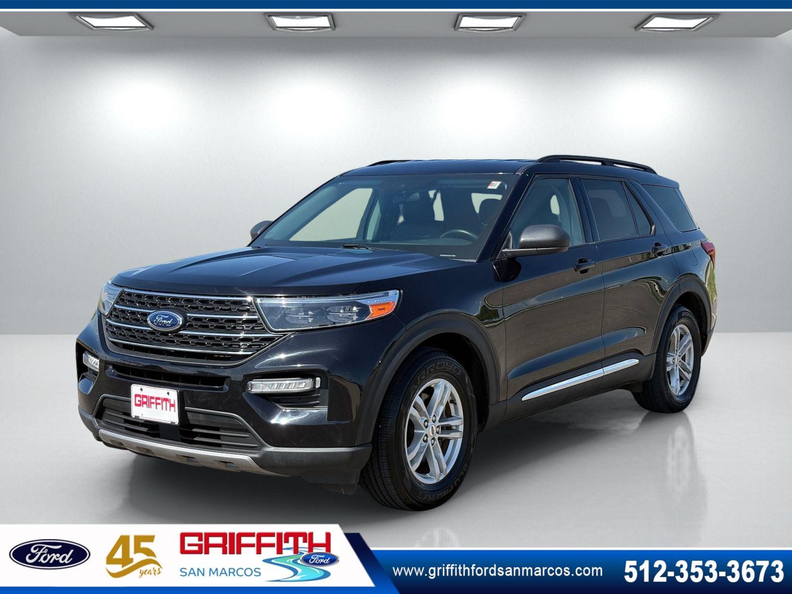 Agate Black Metallic 2023 Ford Explorer SUV / Crossover Rear-Wheel Drive Automatic
