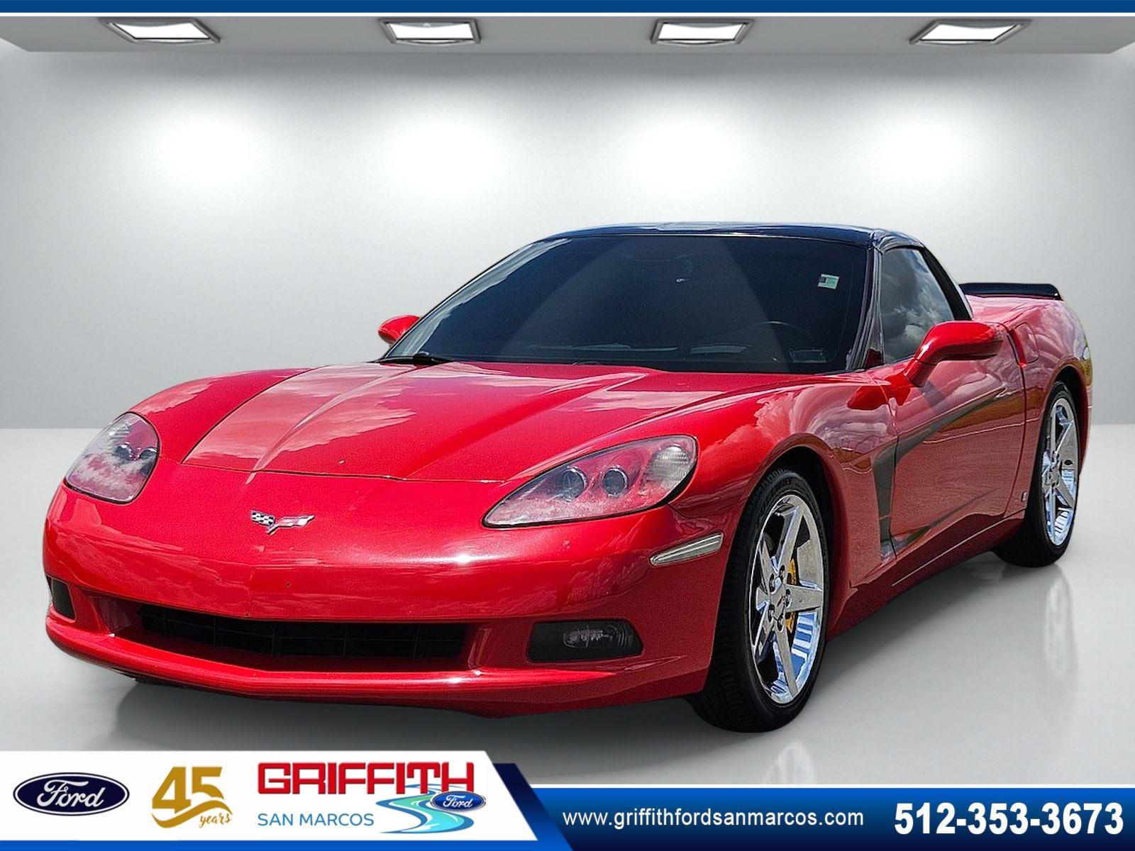 Victory Red 2007 Chevrolet Corvette Coupe Rear-Wheel Drive 6-Speed Automatic