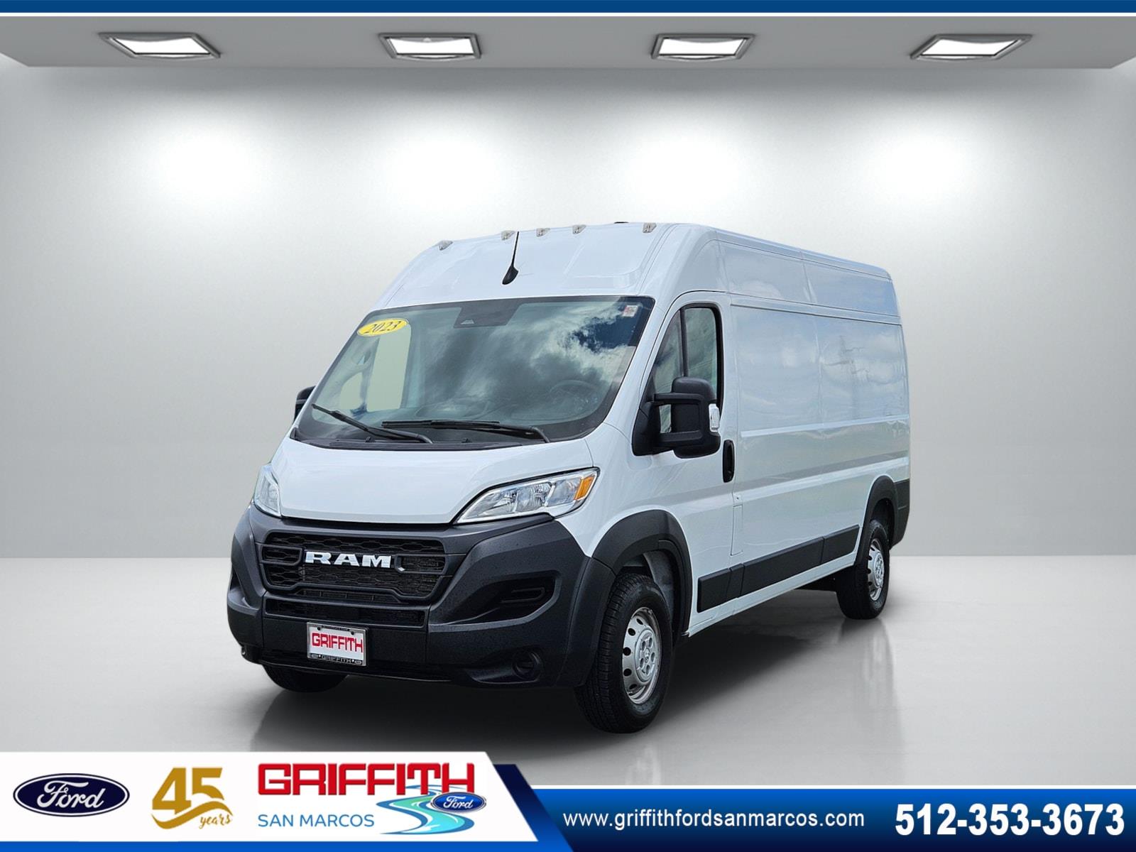 White 2023 RAM ProMaster Van Front-Wheel Drive