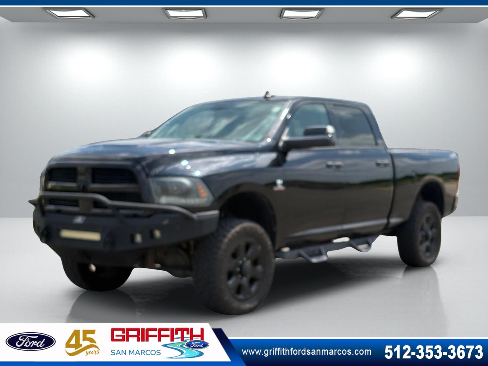 Brilliant Black Crystal Pearlcoat 2015 RAM 2500 Pickup Truck Four-Wheel Drive 6-Speed Automatic