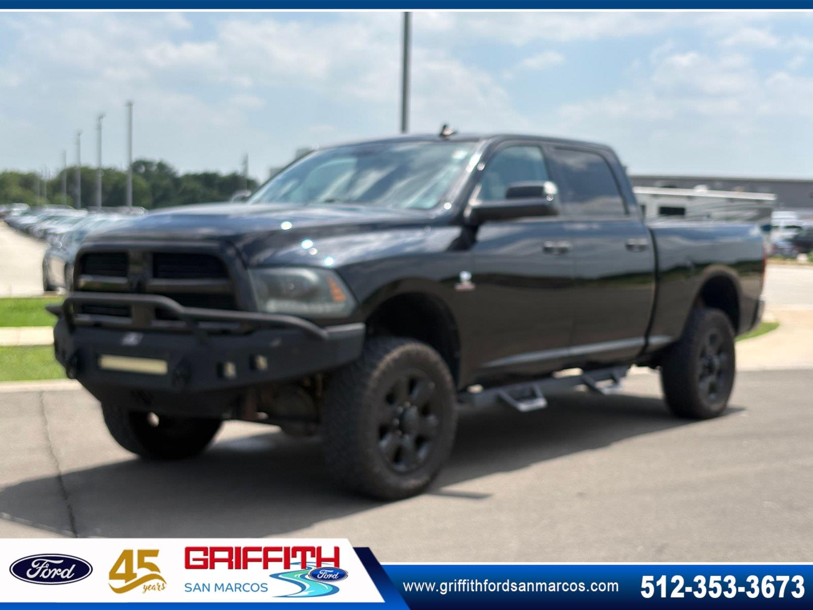 Brilliant Black Crystal Pearlcoat 2015 RAM 2500 Pickup Truck Four-Wheel Drive 6-Speed Automatic
