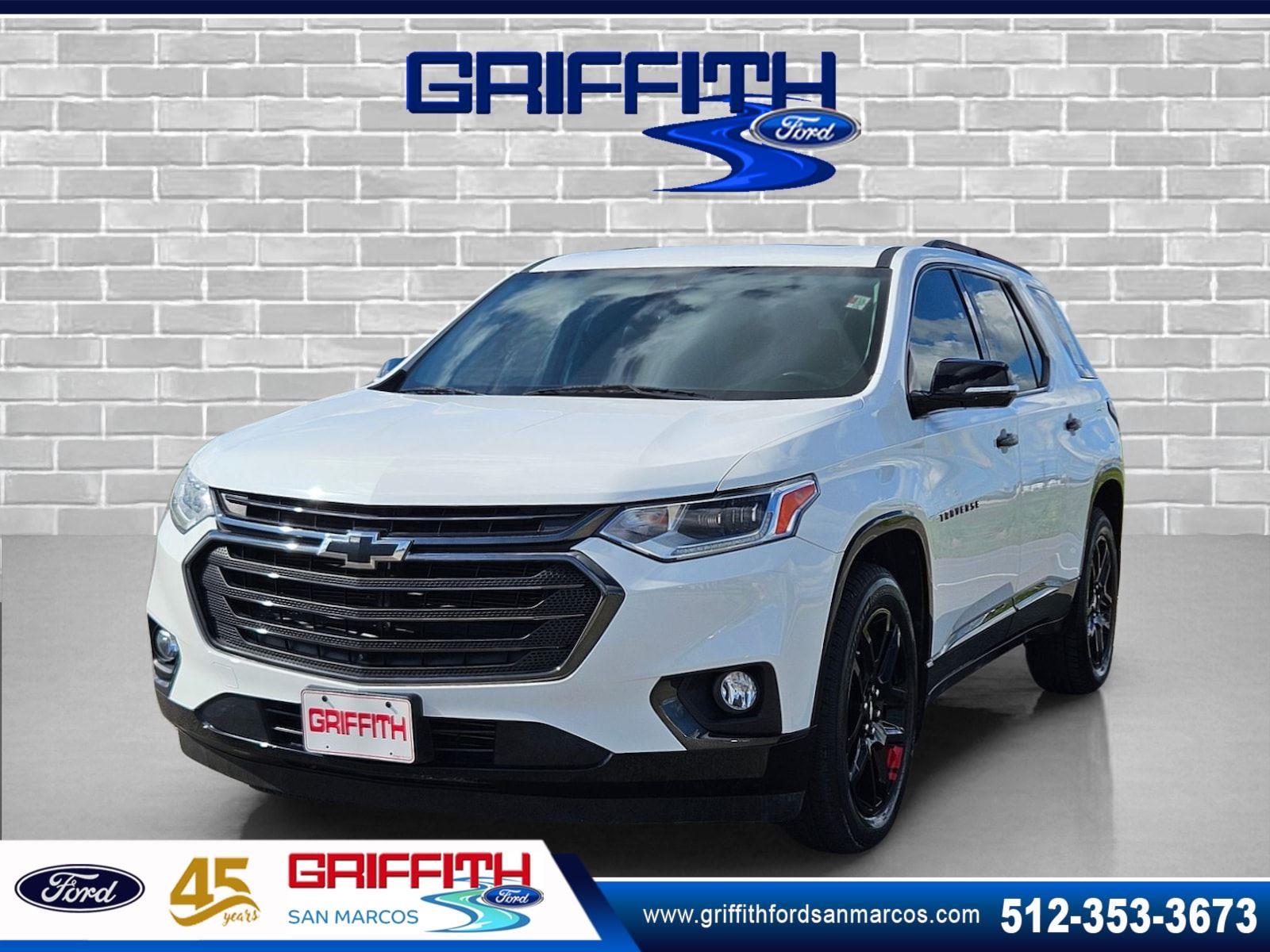 Summit White 2018 Chevrolet Traverse SUV / Crossover Four-Wheel Drive 9-Speed Automatic