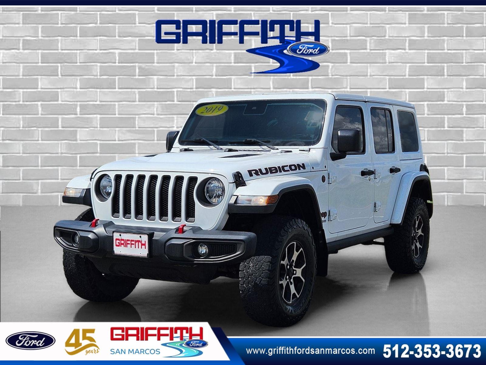 Bright White Clearcoat 2019 Jeep Wrangler SUV / Crossover Four-Wheel Drive 8-Speed Automatic