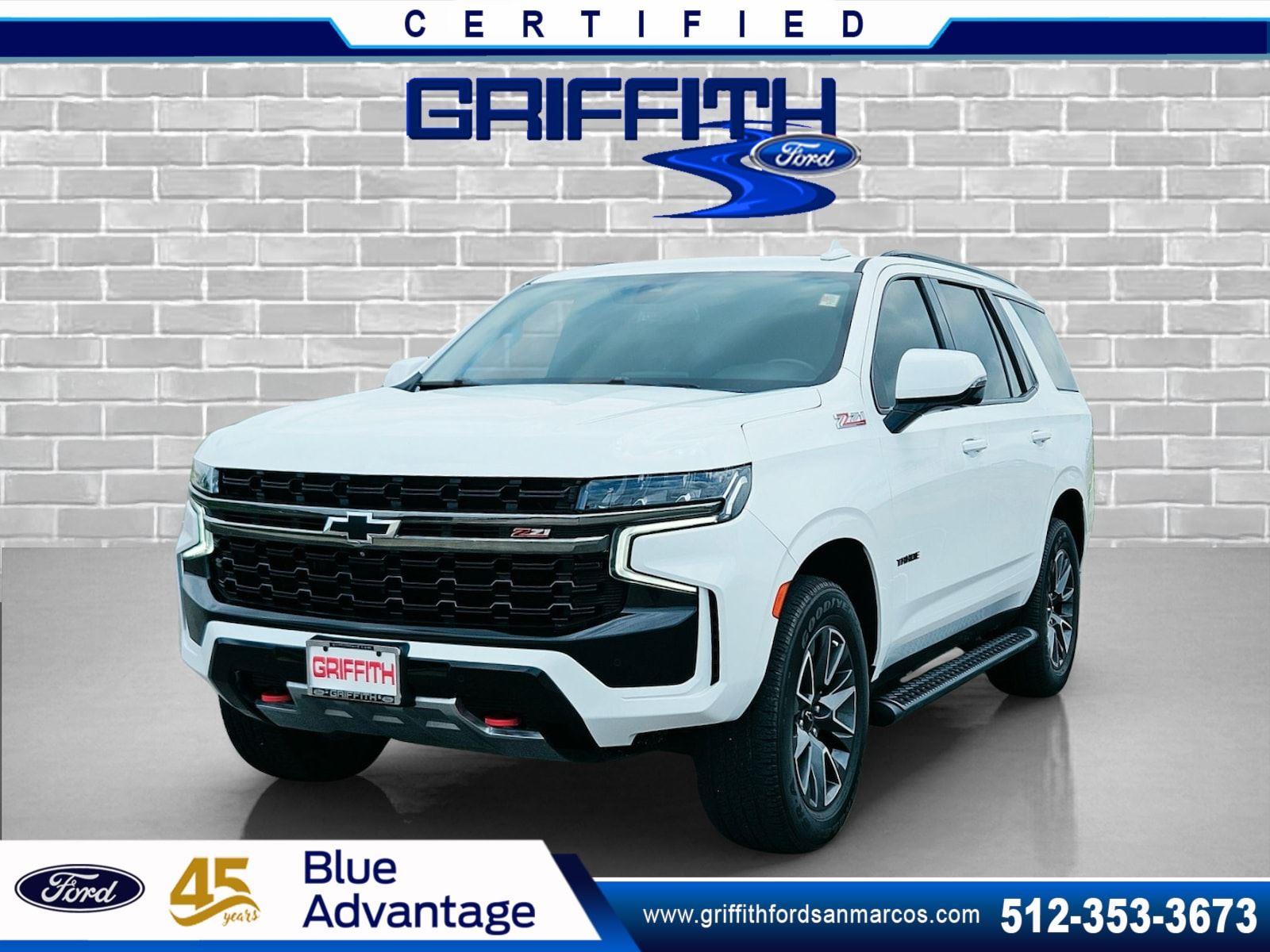 Summit White 2022 Chevrolet Tahoe SUV / Crossover Four-Wheel Drive Automatic