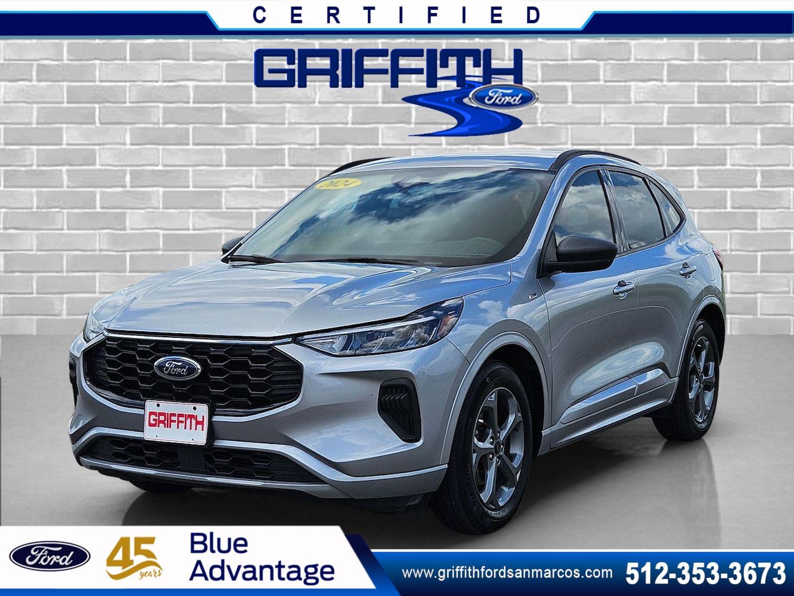 Iconic Silver Metallic 2024 Ford Escape SUV / Crossover Front-Wheel Drive 8-Speed Automatic