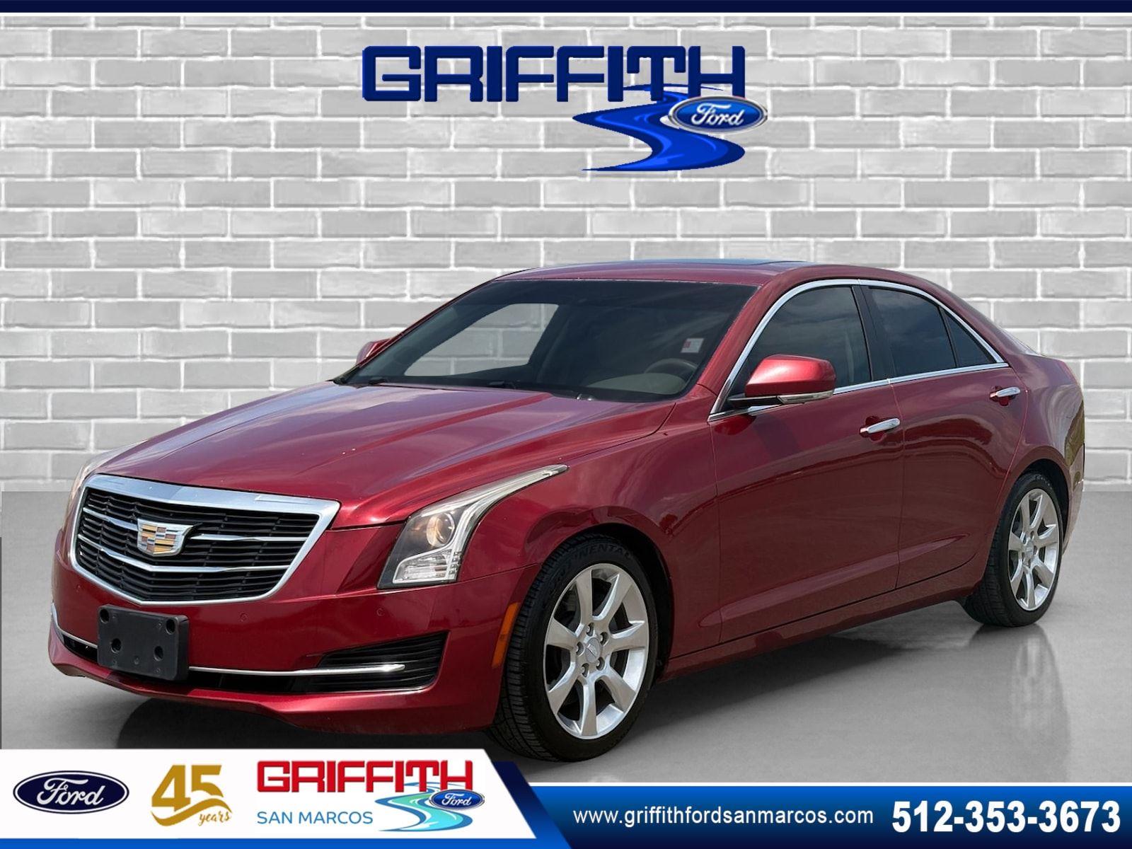 Red Obsession Tintcoat 2015 Cadillac ATS Sedan Rear-Wheel Drive 6-Speed Automatic