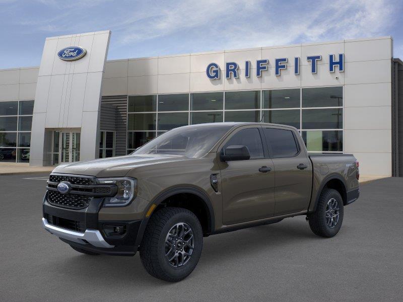 Gray 2026 Ford Ranger Pickup Truck Four-Wheel Drive Automatic
