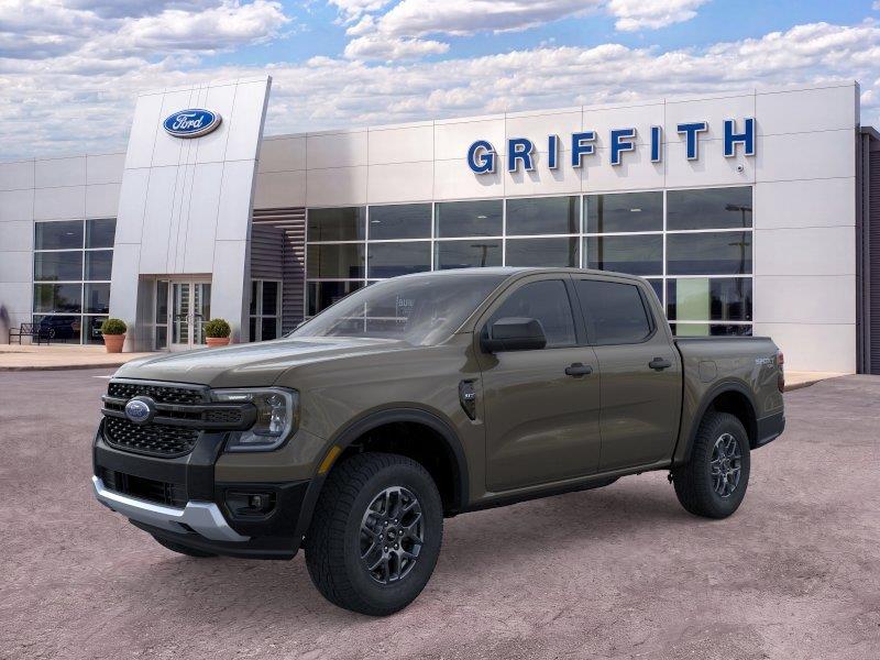 Gray 2026 Ford Ranger Pickup Truck Four-Wheel Drive Automatic