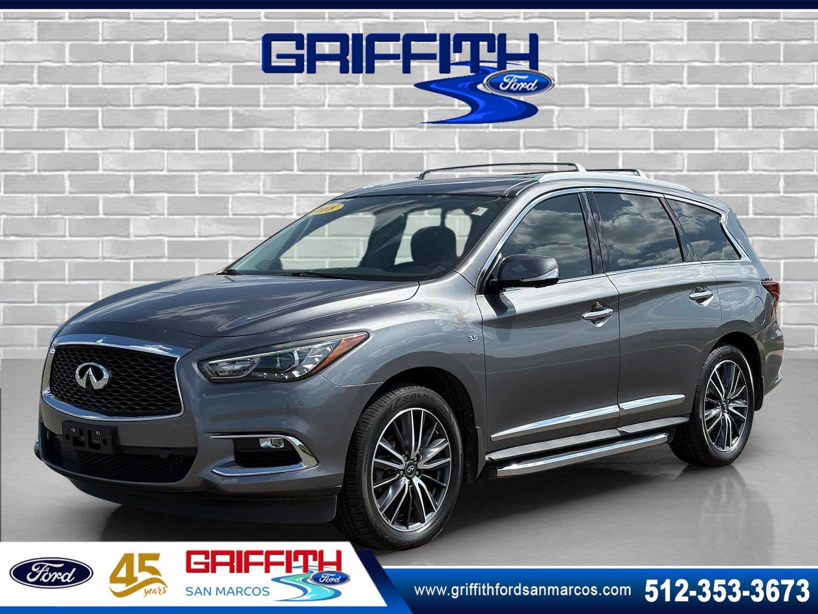 Gray (Graphite Shadow) 2018 INFINITI QX60 SUV / Crossover Front-Wheel Drive Continuously Variable Transmission