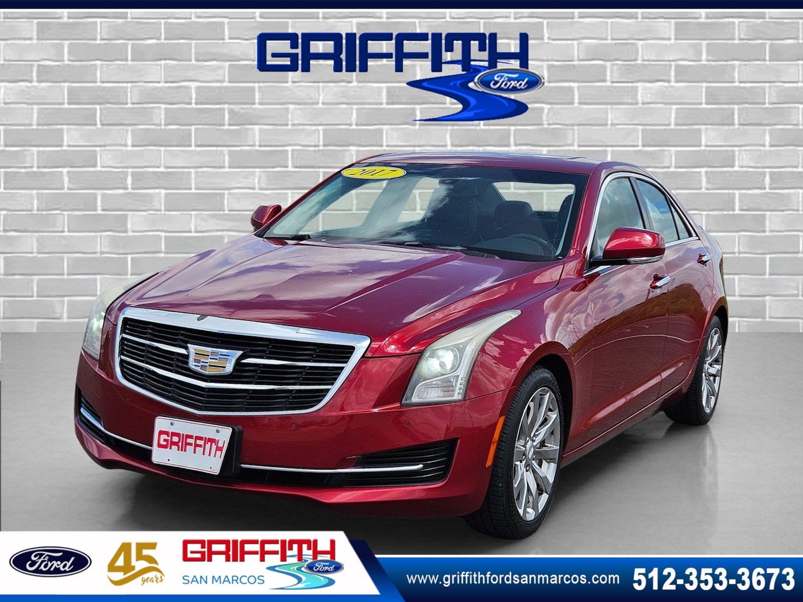 Red Obsession Tintcoat 2017 Cadillac ATS Sedan Rear-Wheel Drive 8-Speed Automatic