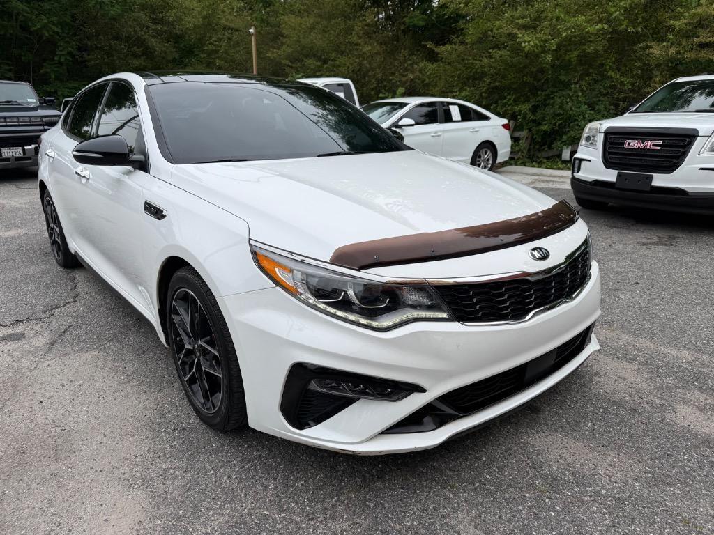 Snow White Pearl 2020 Kia Optima Sedan Front-Wheel Drive Automatic