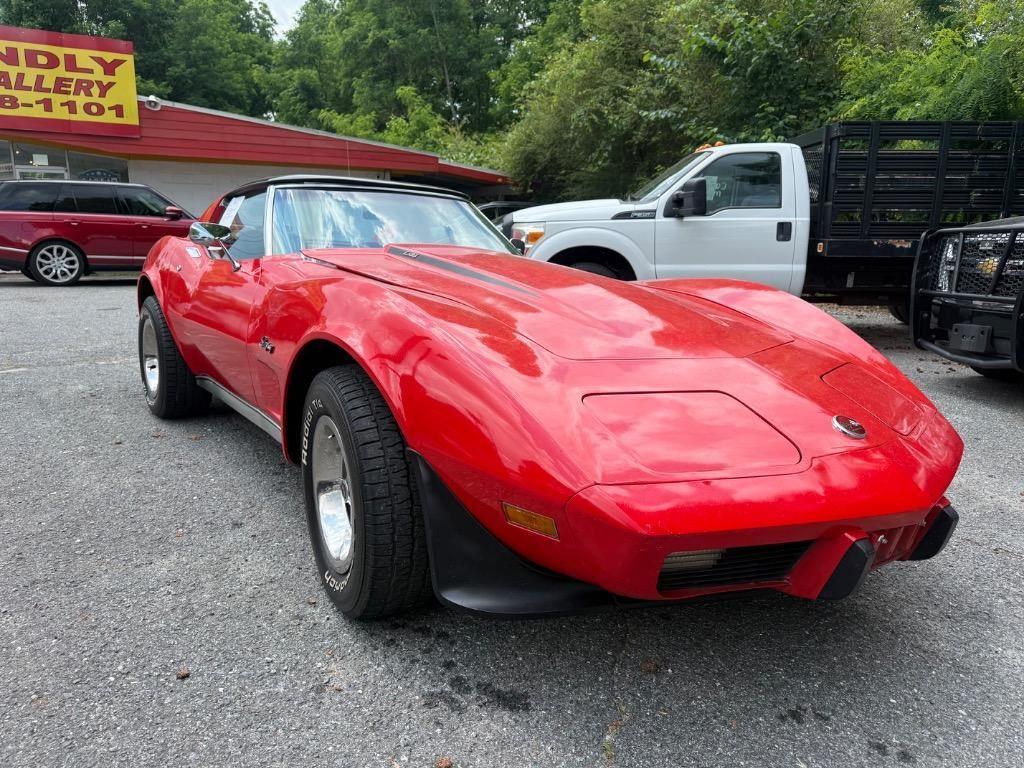 Red 1976 Chevrolet Corvette Coupe Manual