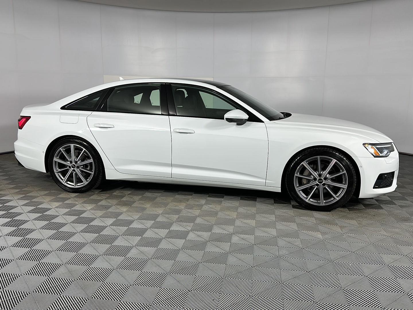 Used 2025 Glacier White Metallic Audi Premium Plus image 3