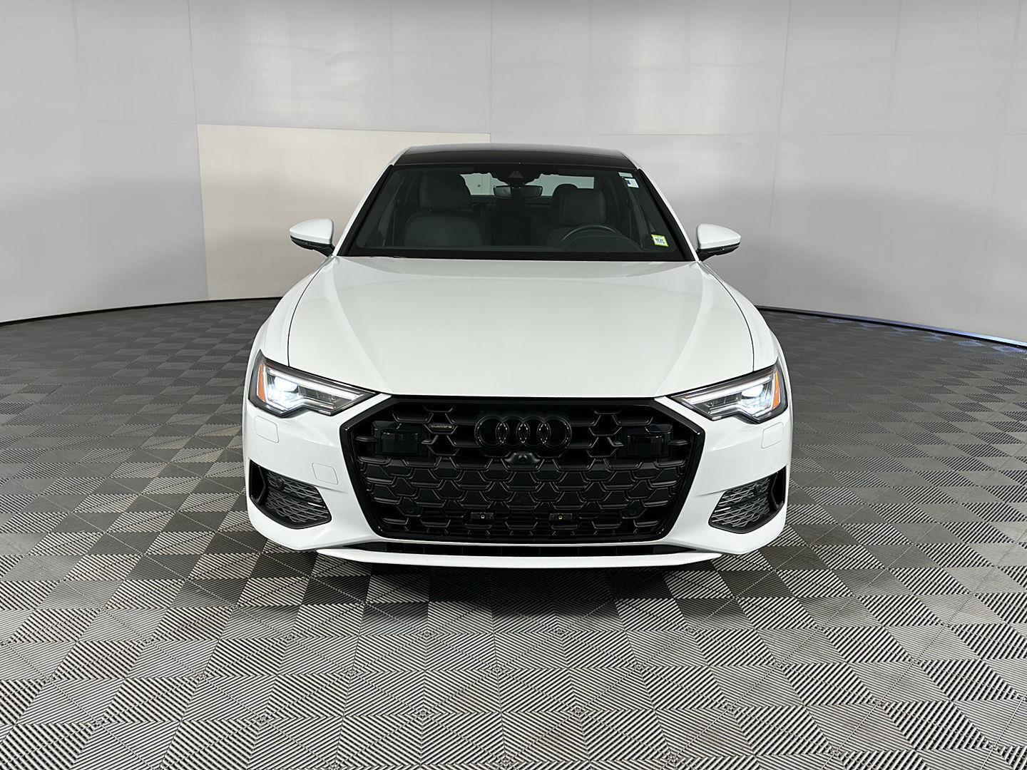 Used 2025 Glacier White Metallic Audi Premium Plus image 4
