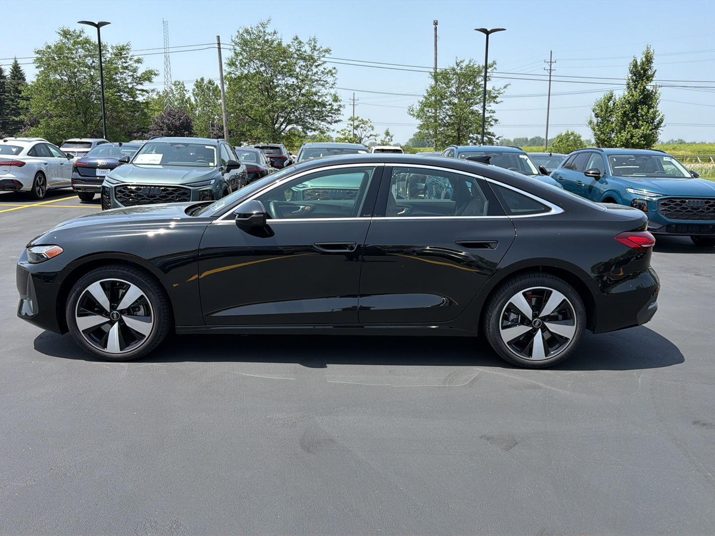 New 2025 Mythos Black Metallic Audi Premium Plus image 2