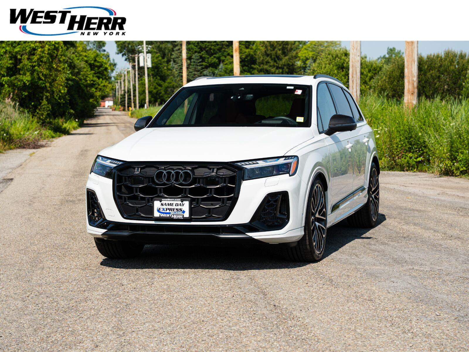 Glacier White Metallic 2025 Audi SQ7 SUV / Crossover All-Wheel Drive 8-Speed Automatic
