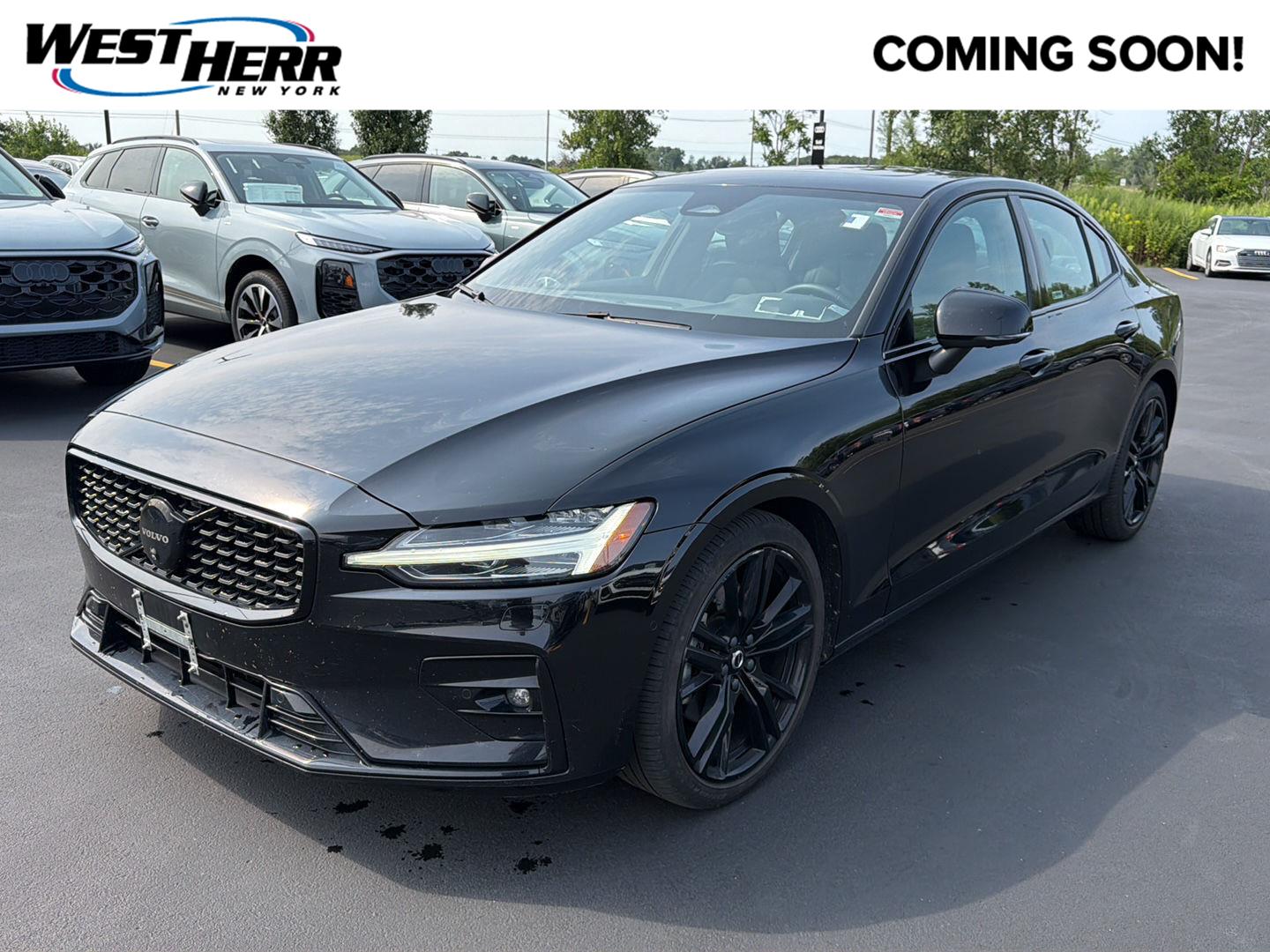 Onyx Black Metallic 2024 Volvo S60 Sedan Front-Wheel Drive Automatic