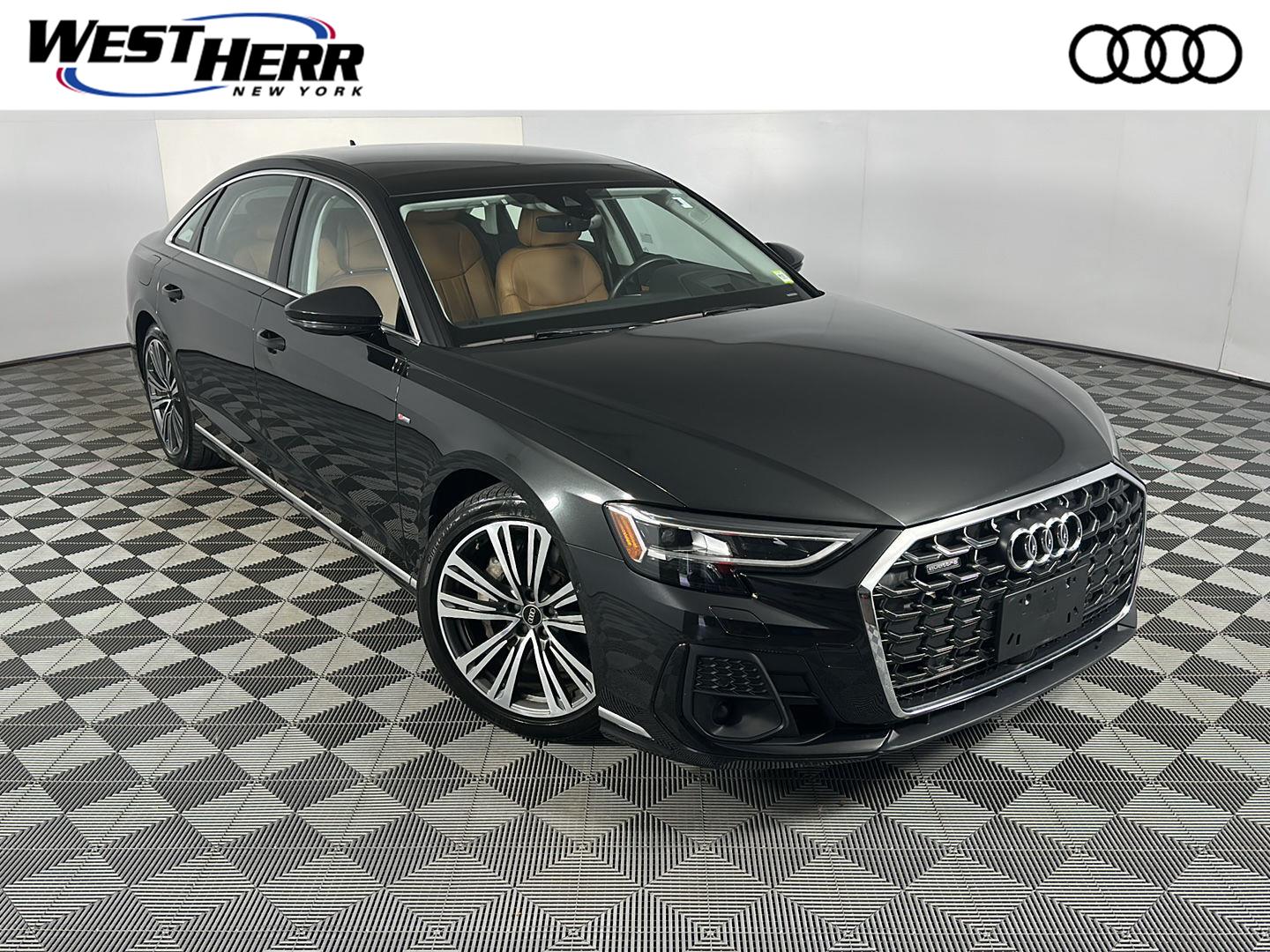 Vesuvius Gray Metallic 2022 Audi A8 Sedan All-Wheel Drive Automatic