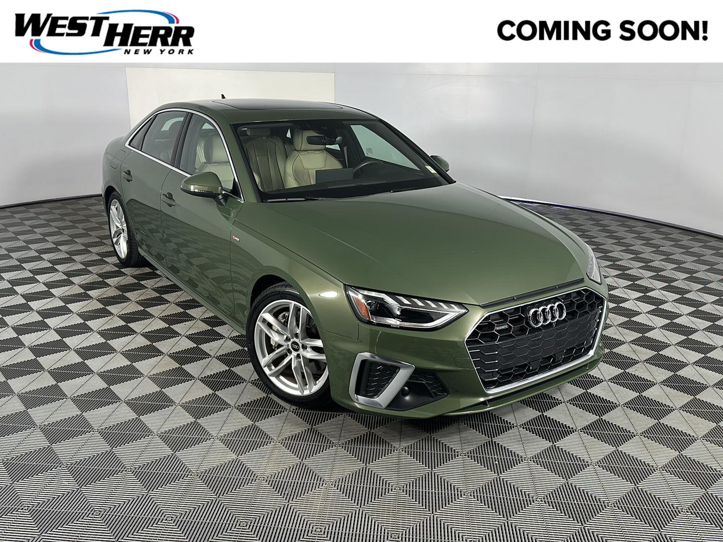 District Green Metallic 2024 Audi A4 Sedan All-Wheel Drive Automatic
