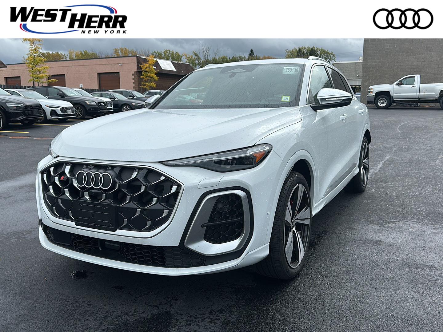 Glacier White Metallic 2026 Audi SQ5 SUV / Crossover All-Wheel Drive Automatic