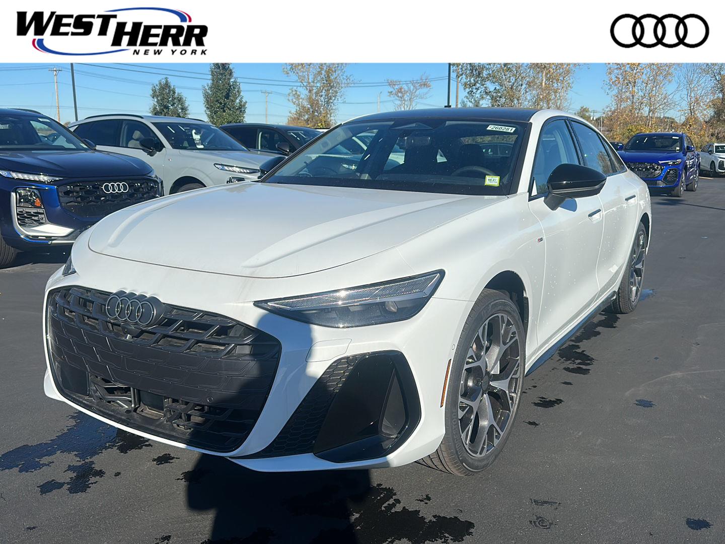 Glacier White Metallic 2026 Audi A6 Sedan All-Wheel Drive Automatic
