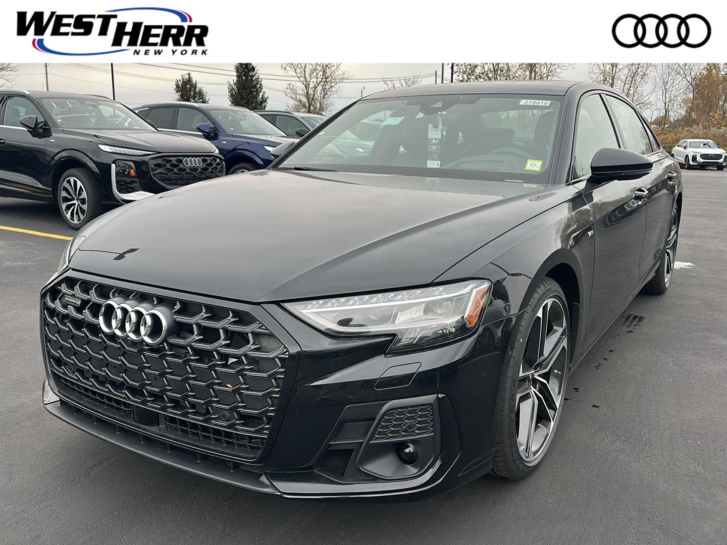 Mythos Black Metallic 2027 Audi A8 Sedan All-Wheel Drive Automatic