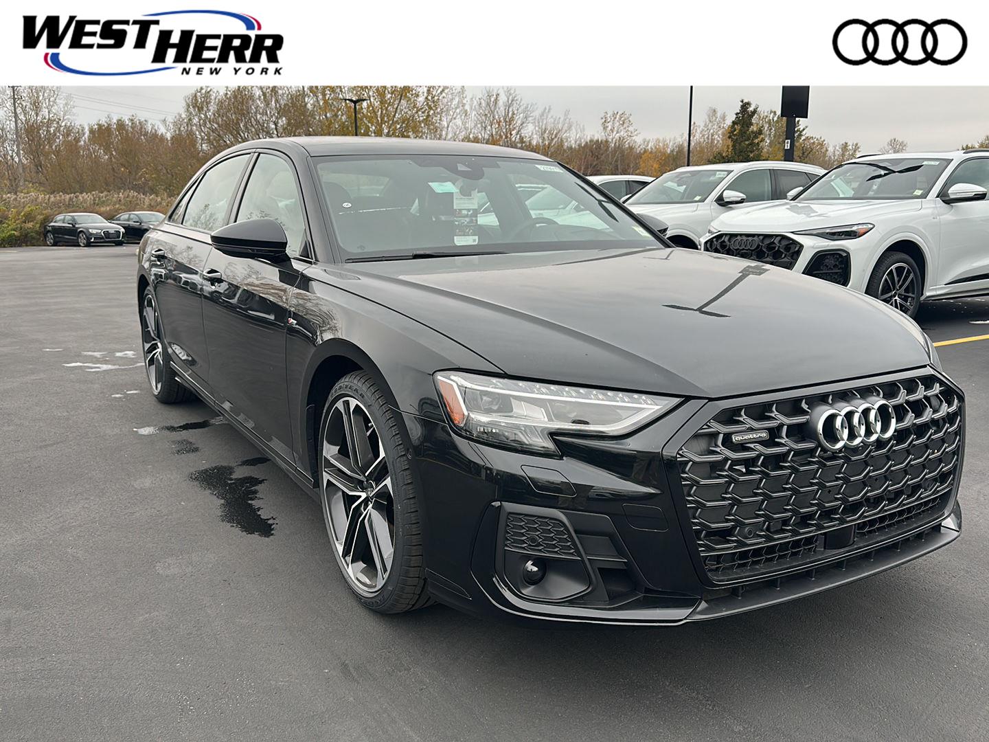 Mythos Black Metallic 2027 Audi A8 Sedan All-Wheel Drive Automatic