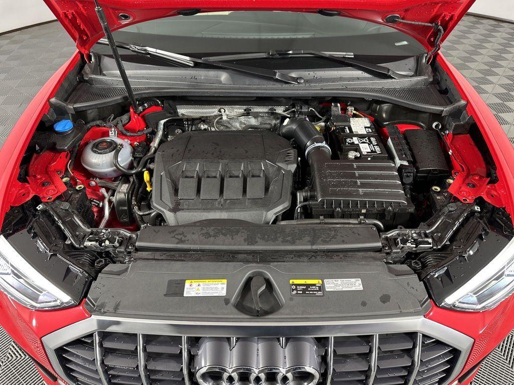 Used 2025 Progressive Red Metallic Audi Premium Plus image 3