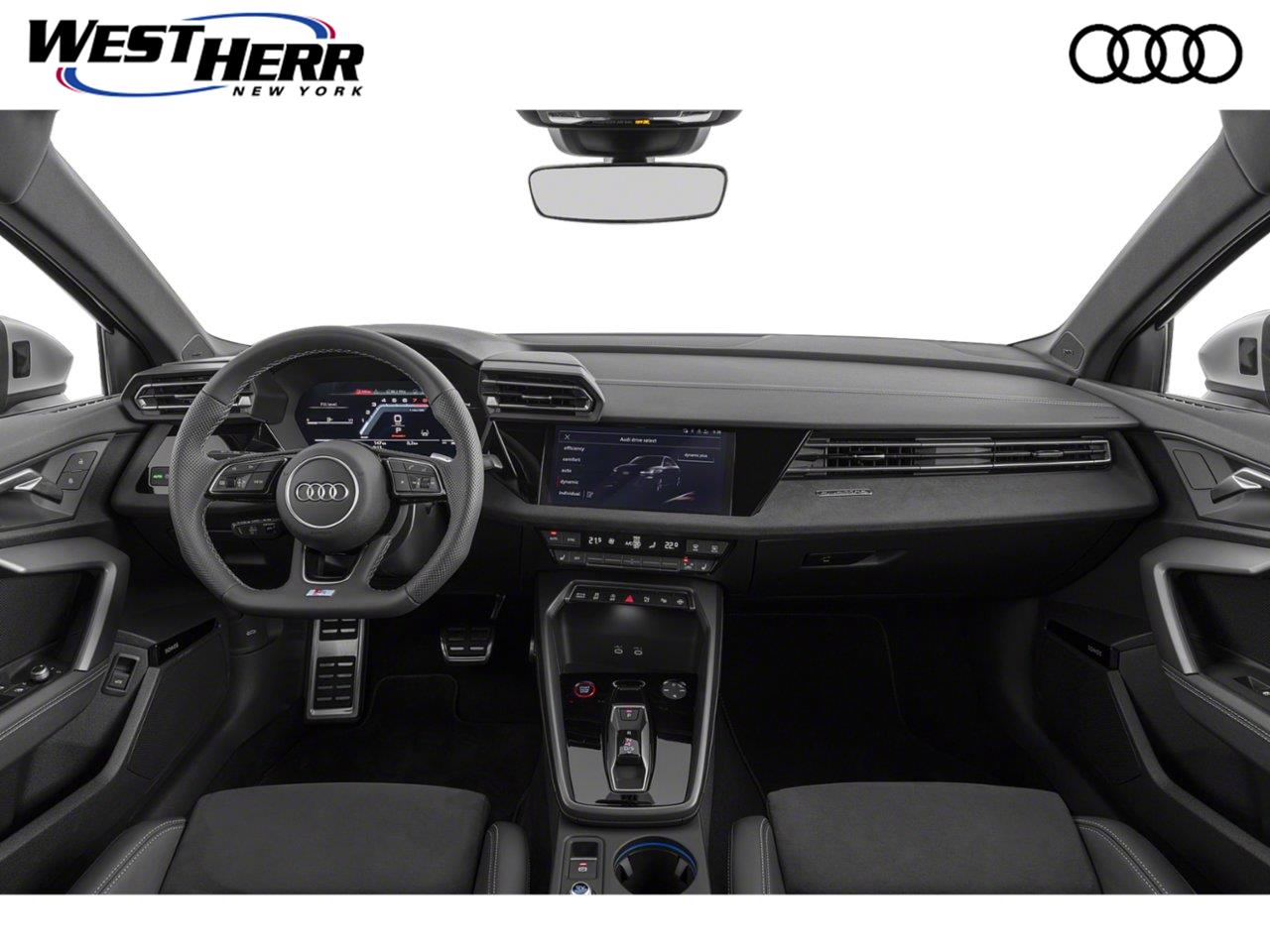 Mythos Black Metallic 2026 Audi S3 Sedan All-Wheel Drive Automatic