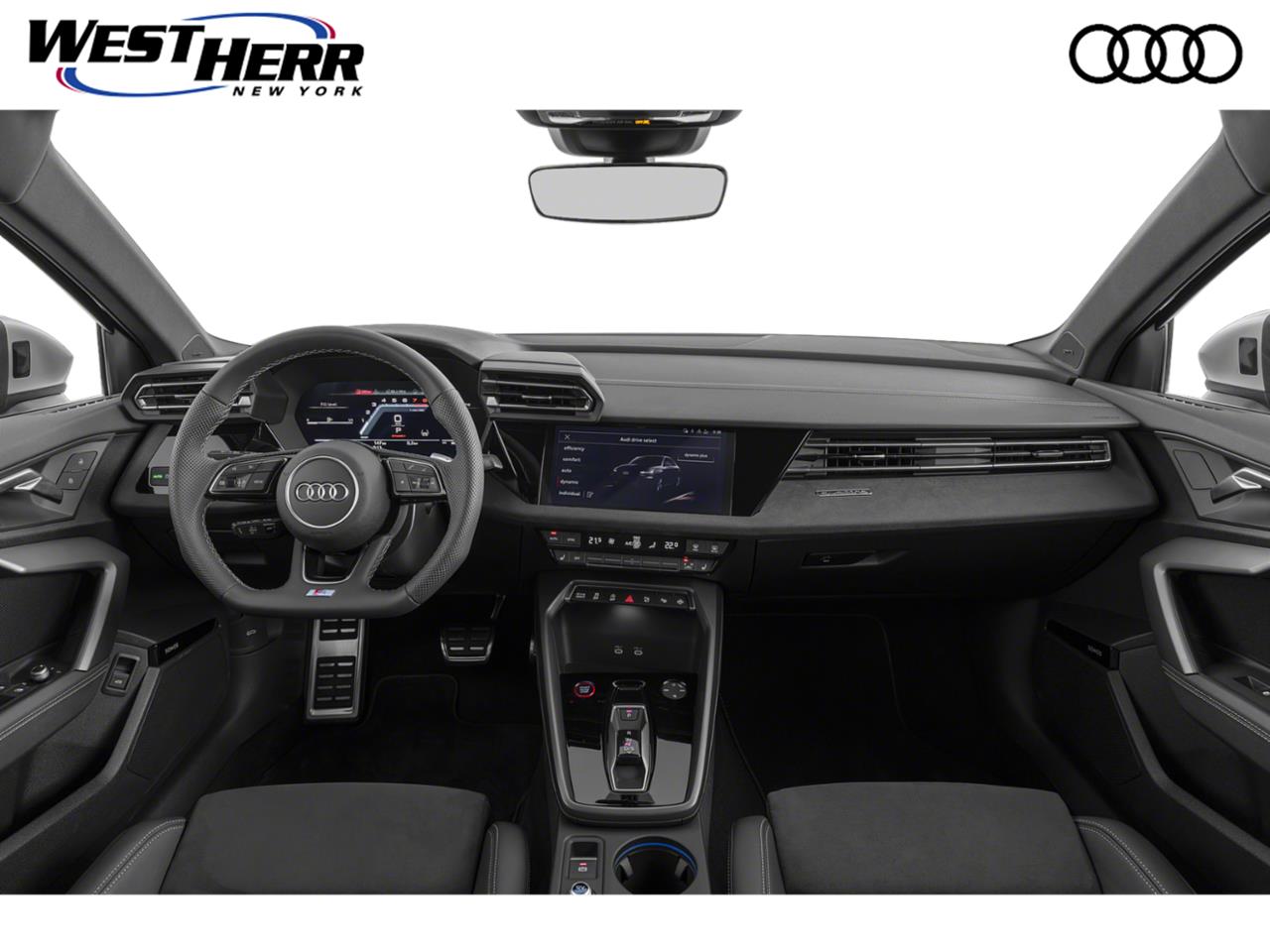 Mythos Black Metallic 2026 Audi S3 Sedan All-Wheel Drive Automatic