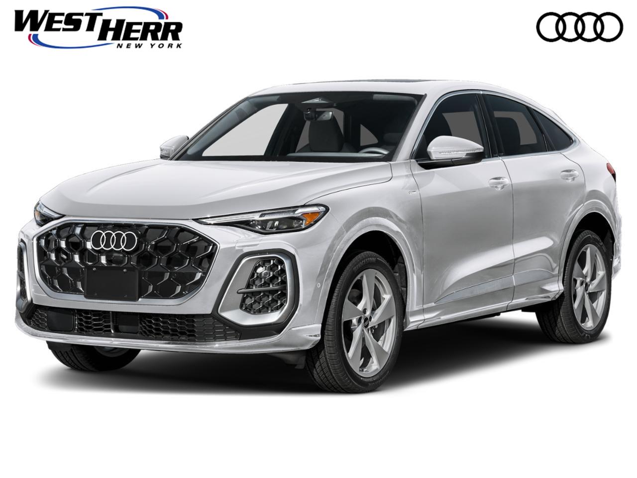Glacier White Metallic 2026 Audi Q5 Sportback Sedan All-Wheel Drive Automatic