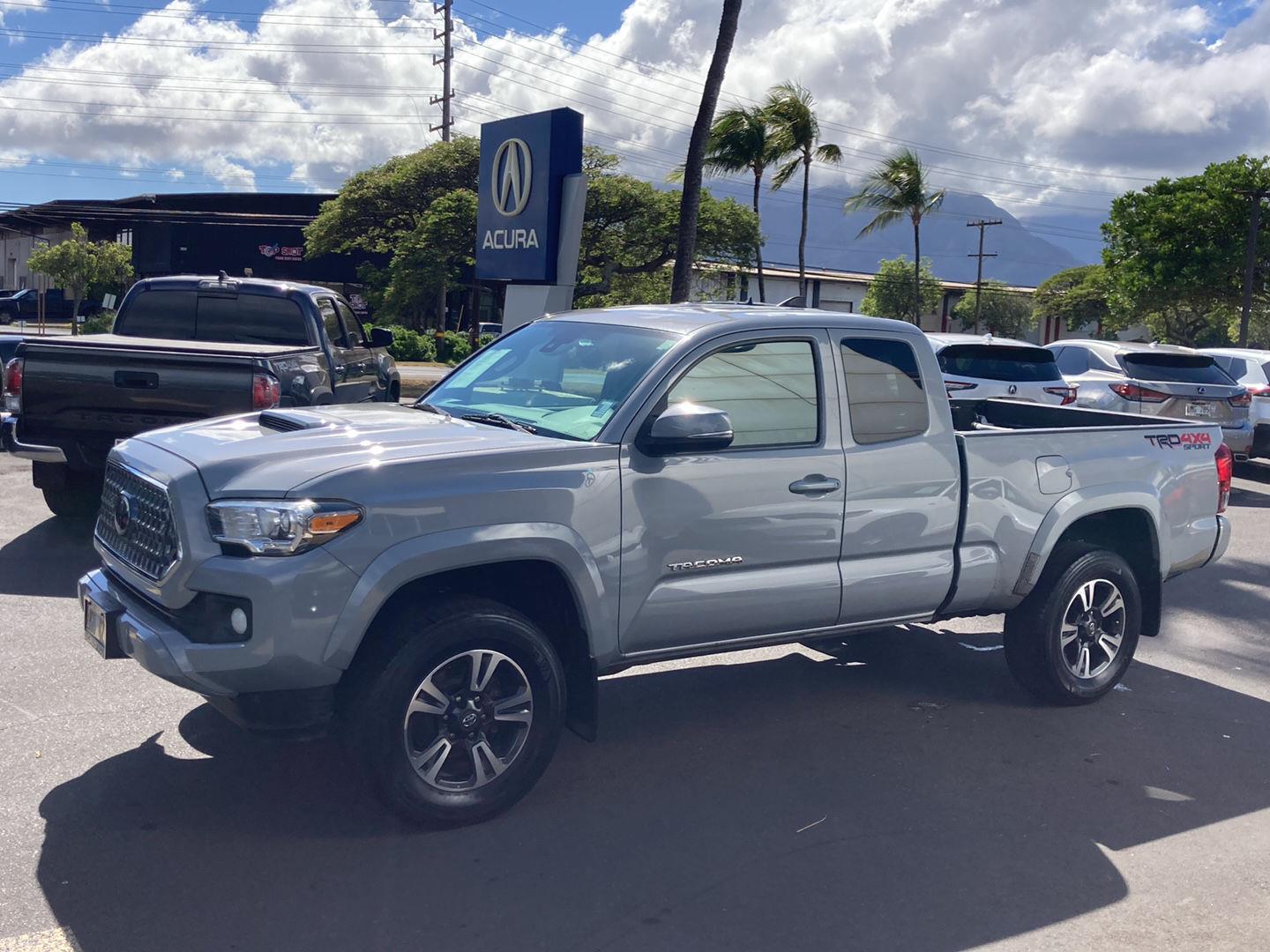 Cement 2019 Toyota Tacoma Pickup Truck Four-Wheel Drive Manual