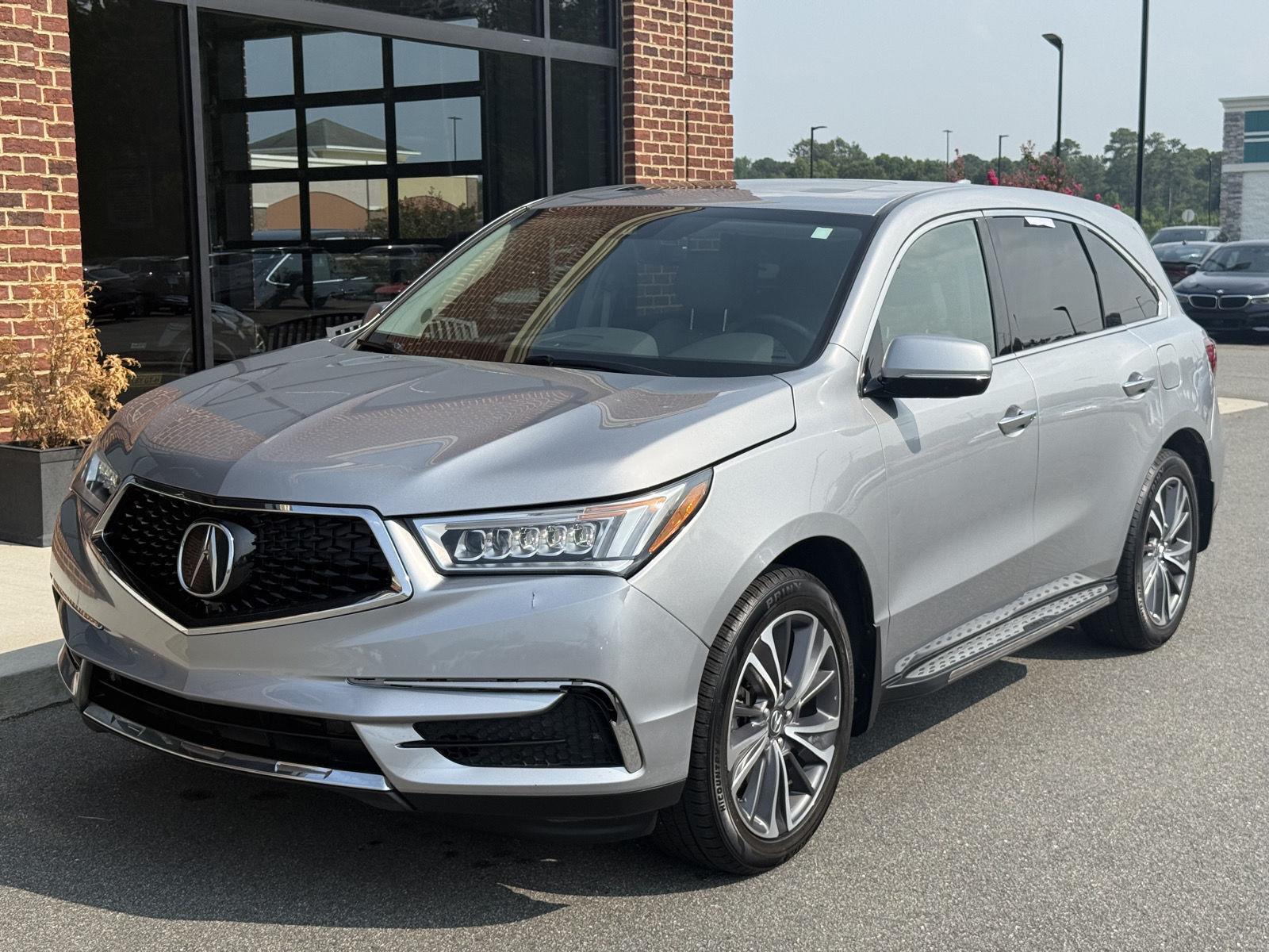 Lunar Silver Metallic 2019 Acura MDX SUV / Crossover Front-Wheel Drive 9-Speed Automatic