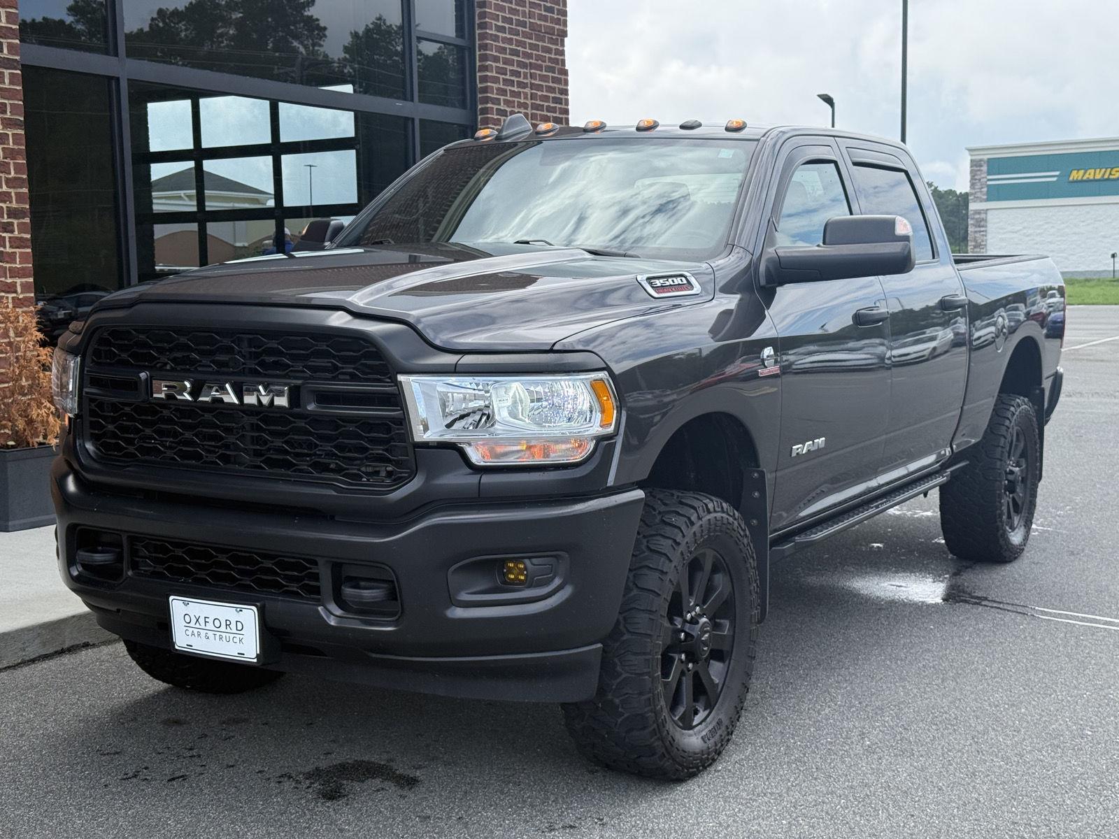 Gray (Granite Crystal Metallic Clearcoat) 2022 RAM 3500 Pickup Truck Four-Wheel Drive 6-Speed Automatic