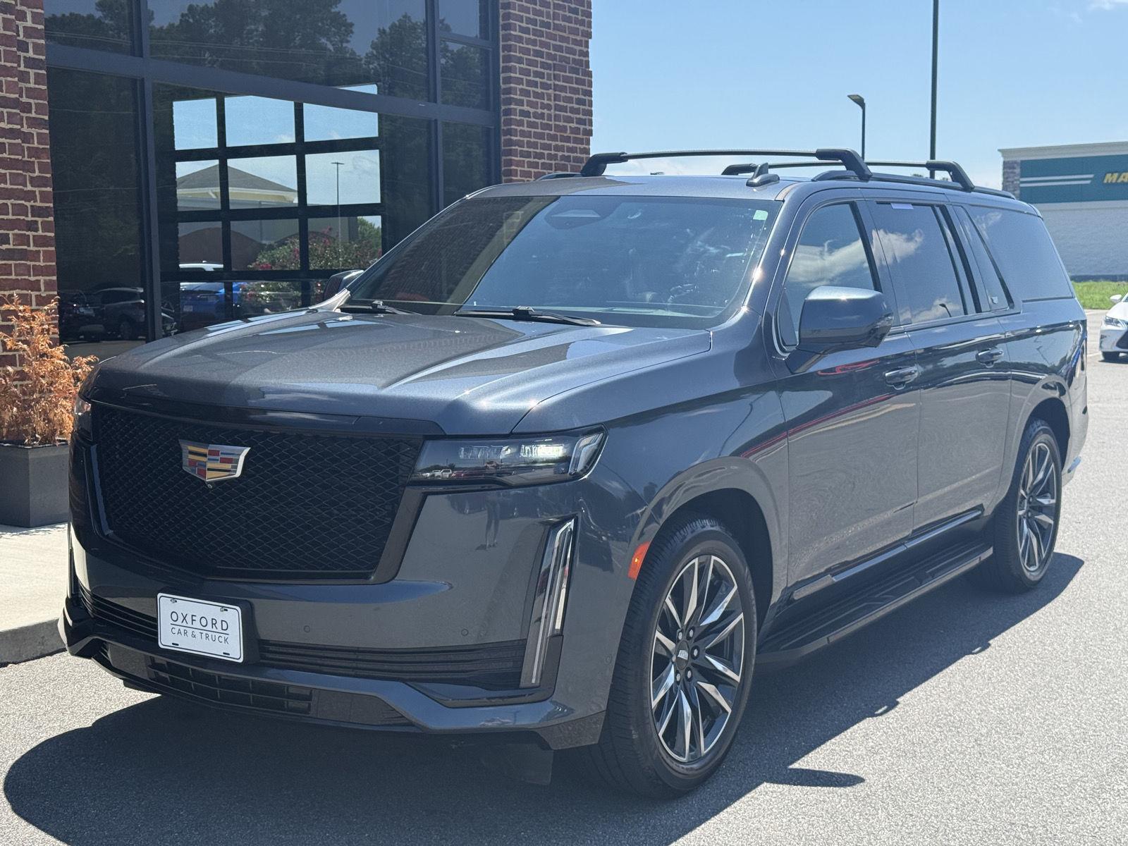 Shadow Metallic 2021 Cadillac Escalade ESV SUV / Crossover Four-Wheel Drive Automatic