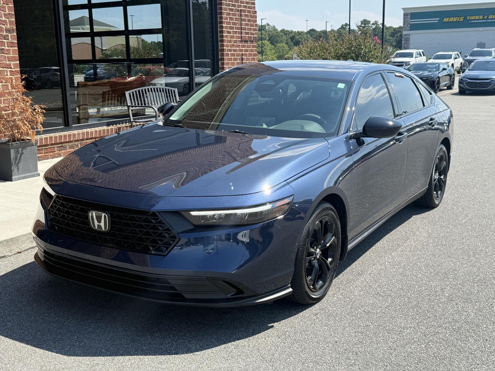 Canyon River Blue Metallic 2025 Honda Accord Sedan Front-Wheel Drive Continuously Variable Transmission