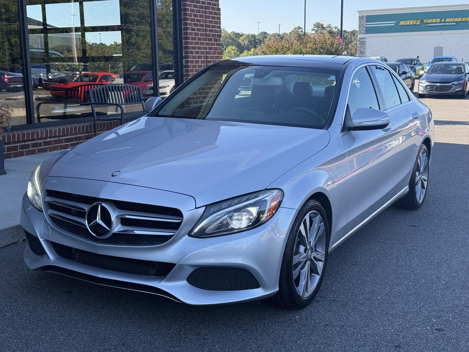 Iridium Silver Metallic 2015 Mercedes-Benz C-Class Sedan Rear-Wheel Drive Automatic