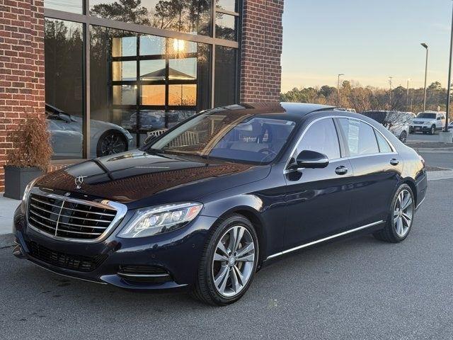 Anthracite Blue Metallic 2015 Mercedes-Benz S-Class Sedan All-Wheel Drive Automatic
