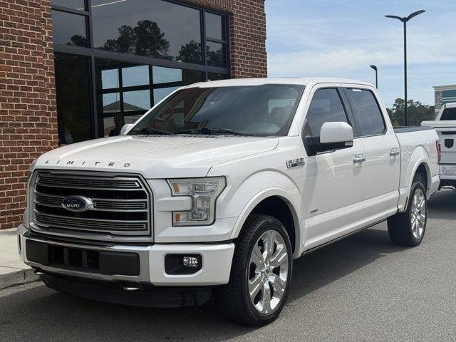 White Platinum Metallic Tri-Coat 2016 Ford F-150 Pickup Truck Four-Wheel Drive 6-Speed Automatic
