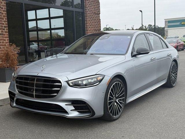 Cirrus Silver Metallic 2023 Mercedes-Benz S-Class Sedan All-Wheel Drive Automatic