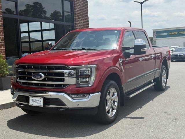 Rapid Red Metallic Tinted Clearcoat/Stone Gray 2022 Ford F-150 Pickup Truck Four-Wheel Drive Automatic