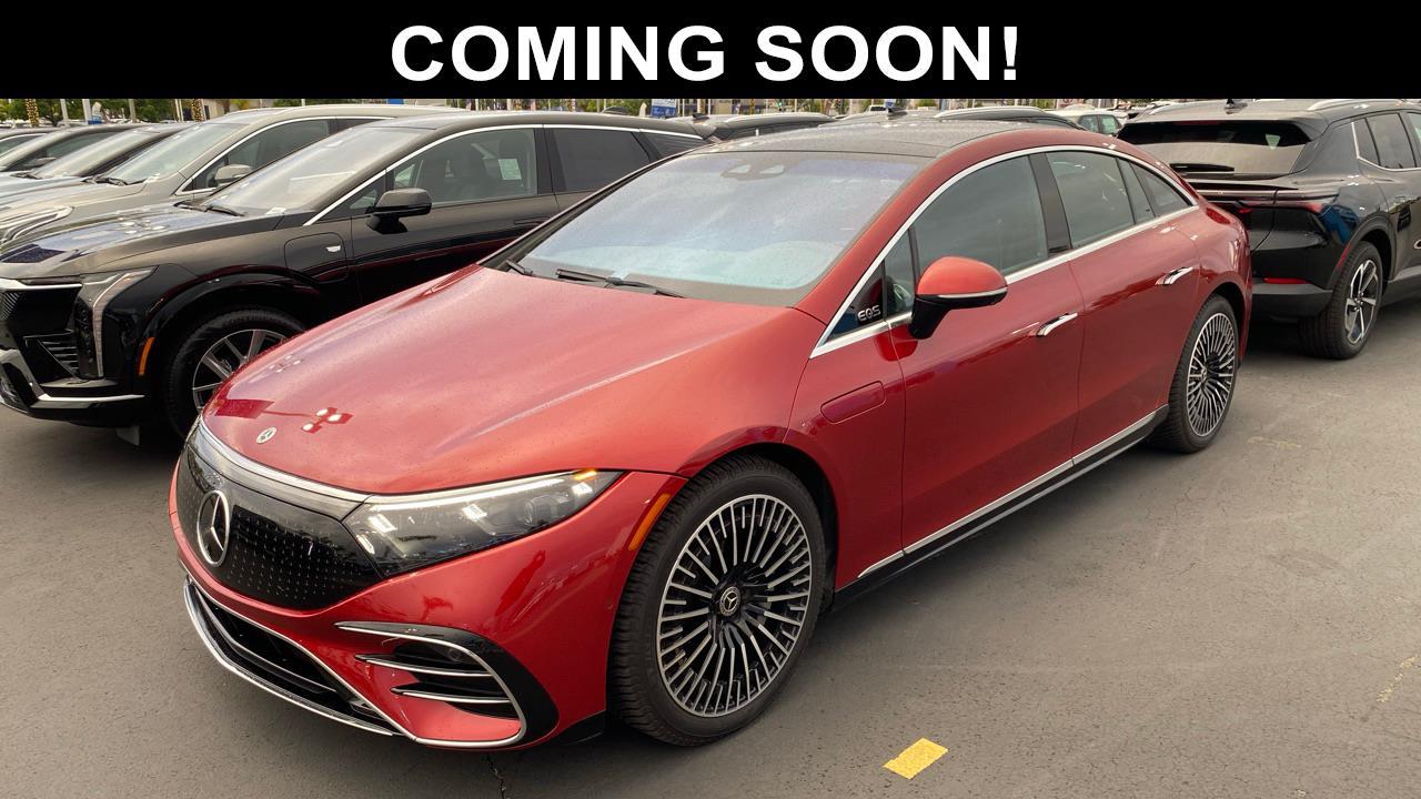 MANUFAKTUR Cardinal Red Metallic 2023 Mercedes-Benz EQS 580 4MATIC AWD Sedan All-Wheel Drive Automatic