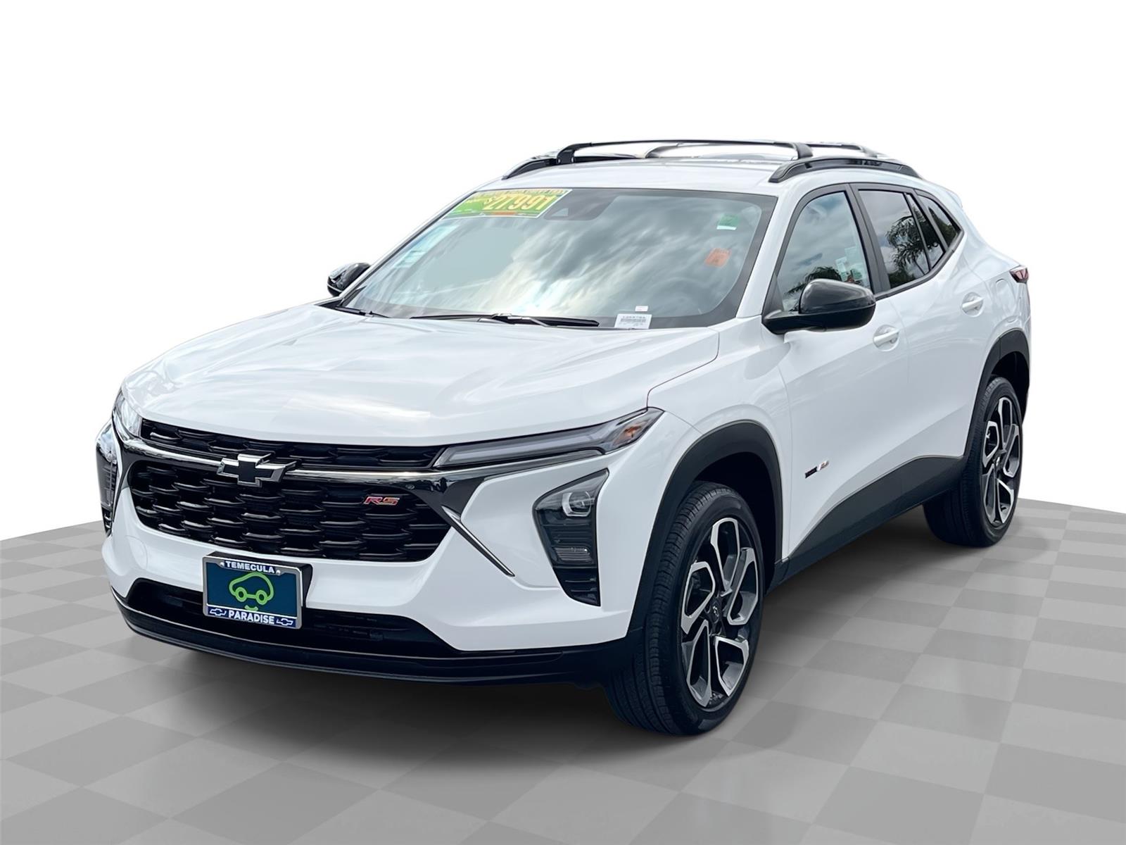 Summit White 2025 Chevrolet Trax RS with 2RS FWD SUV / Crossover Front-Wheel Drive 6-Speed Automatic