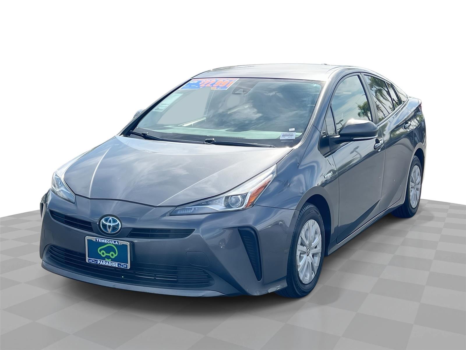 Magnetic Gray Metallic 2022 Toyota Prius L Eco FWD Hatchback Front-Wheel Drive Continuously Variable Transmission