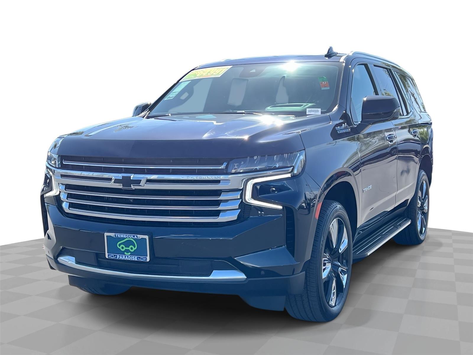 Midnight Blue Metallic 2023 Chevrolet Tahoe High Country 4WD SUV / Crossover Four-Wheel Drive Automatic