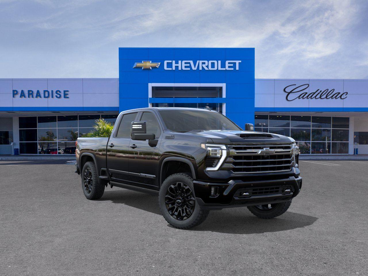 Black 2026 Chevrolet Silverado 2500HD High Country Crew Cab 4WD Pickup Truck Four-Wheel Drive Automatic