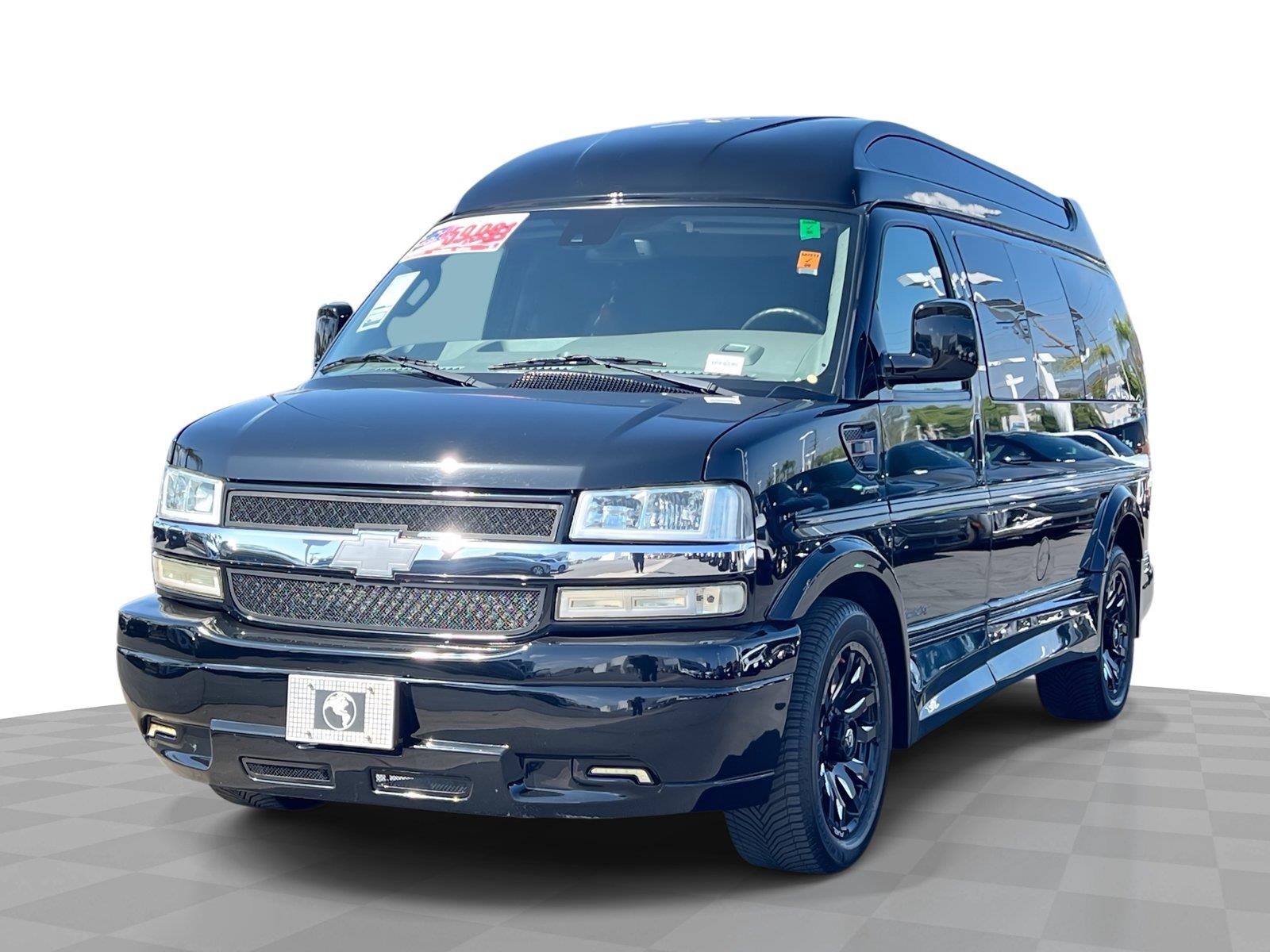 Black 2024 Chevrolet Express Cargo Van Rear-Wheel Drive 8-Speed Automatic