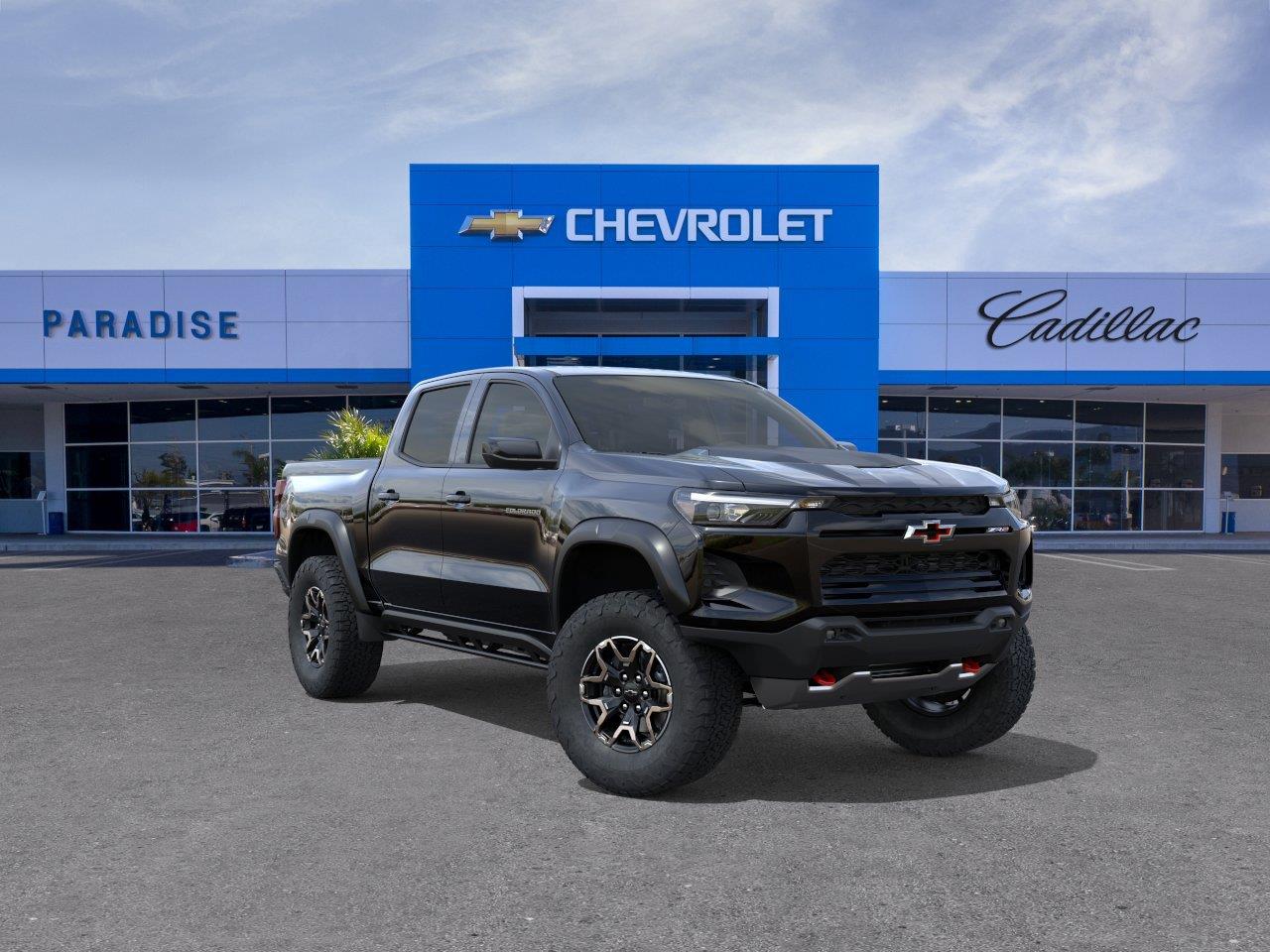 Black 2026 Chevrolet Colorado Pickup Truck Four-Wheel Drive 8-Speed Automatic